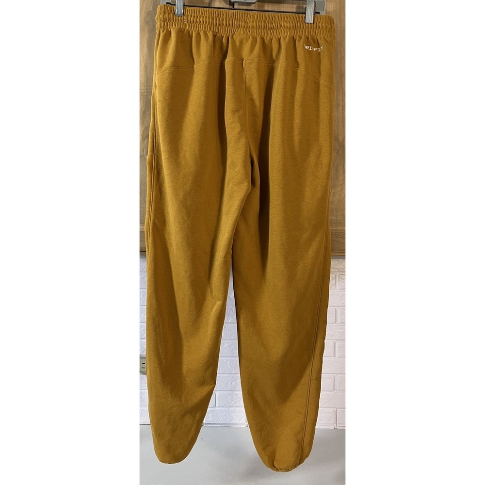 Nike Sweatpants Mens Medium Gold Good Dri-FIT Standard Issue Fly Basketball - Picture 2 of 8